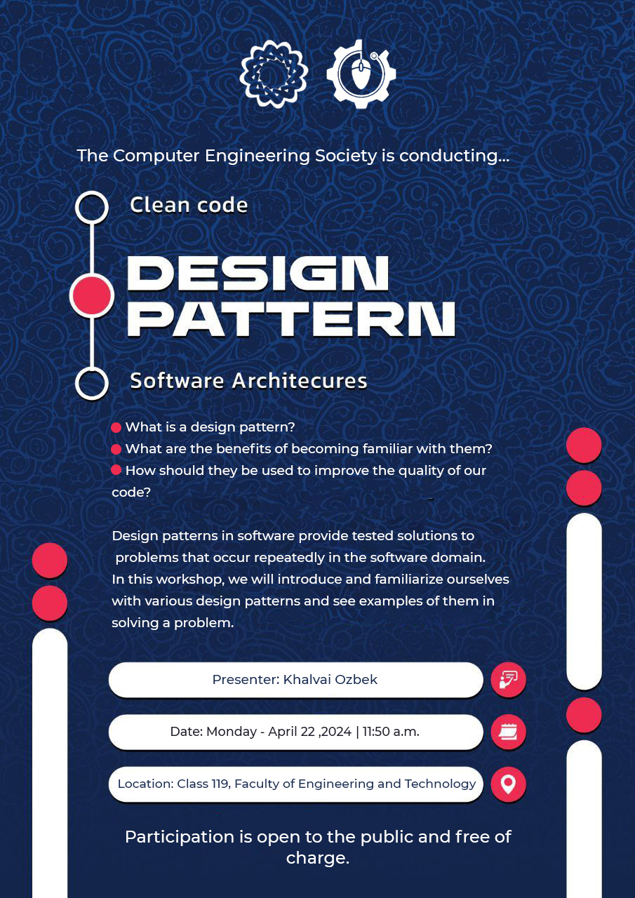 Poster for "Design Patterns"