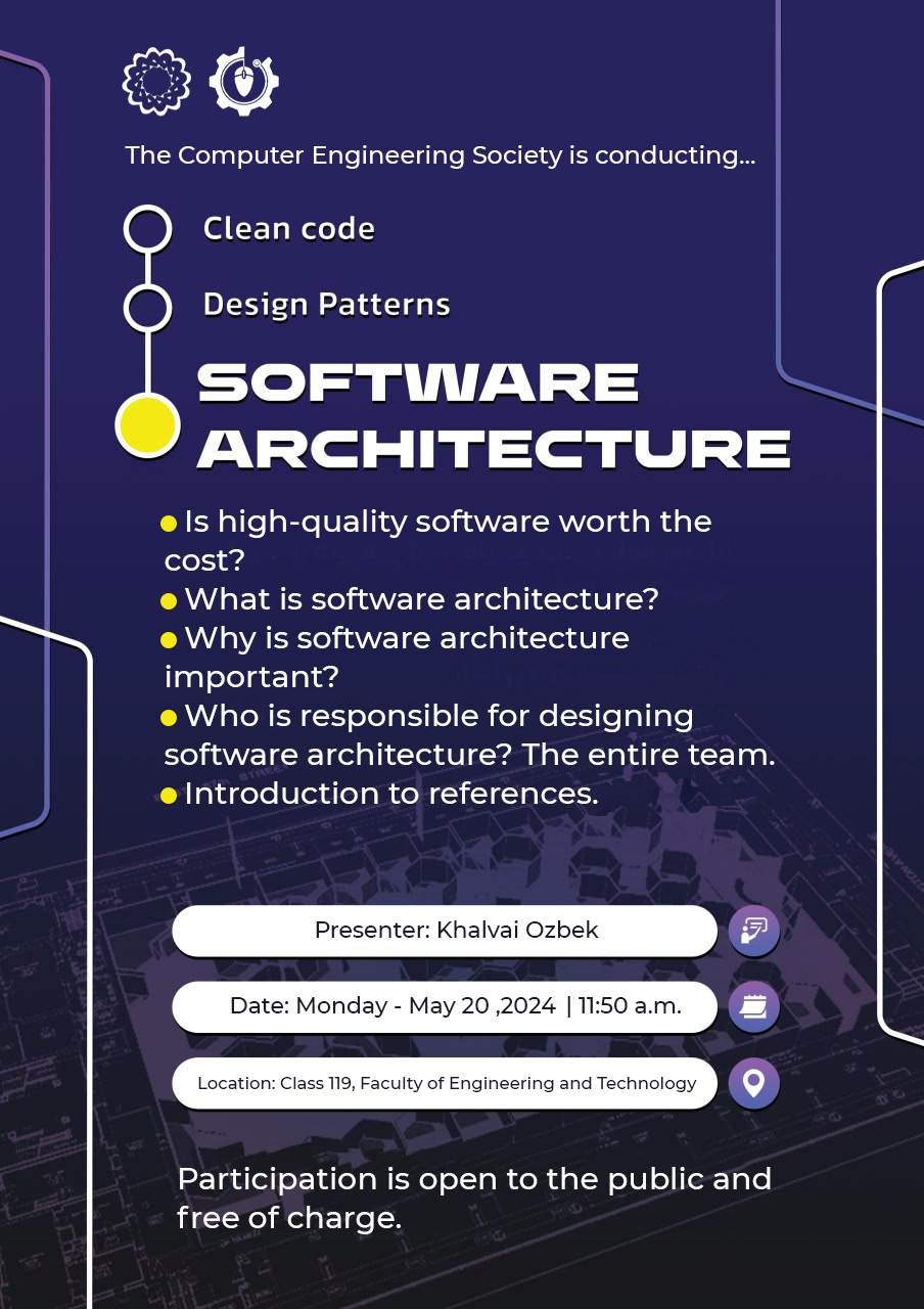 Poster for "Software Architecture"